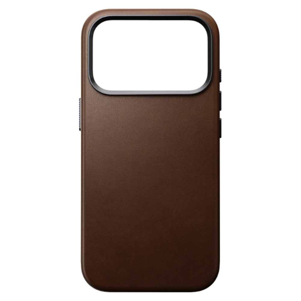 NOMAD Traditional Case for iPhone 18 Pro - Brown Ecco