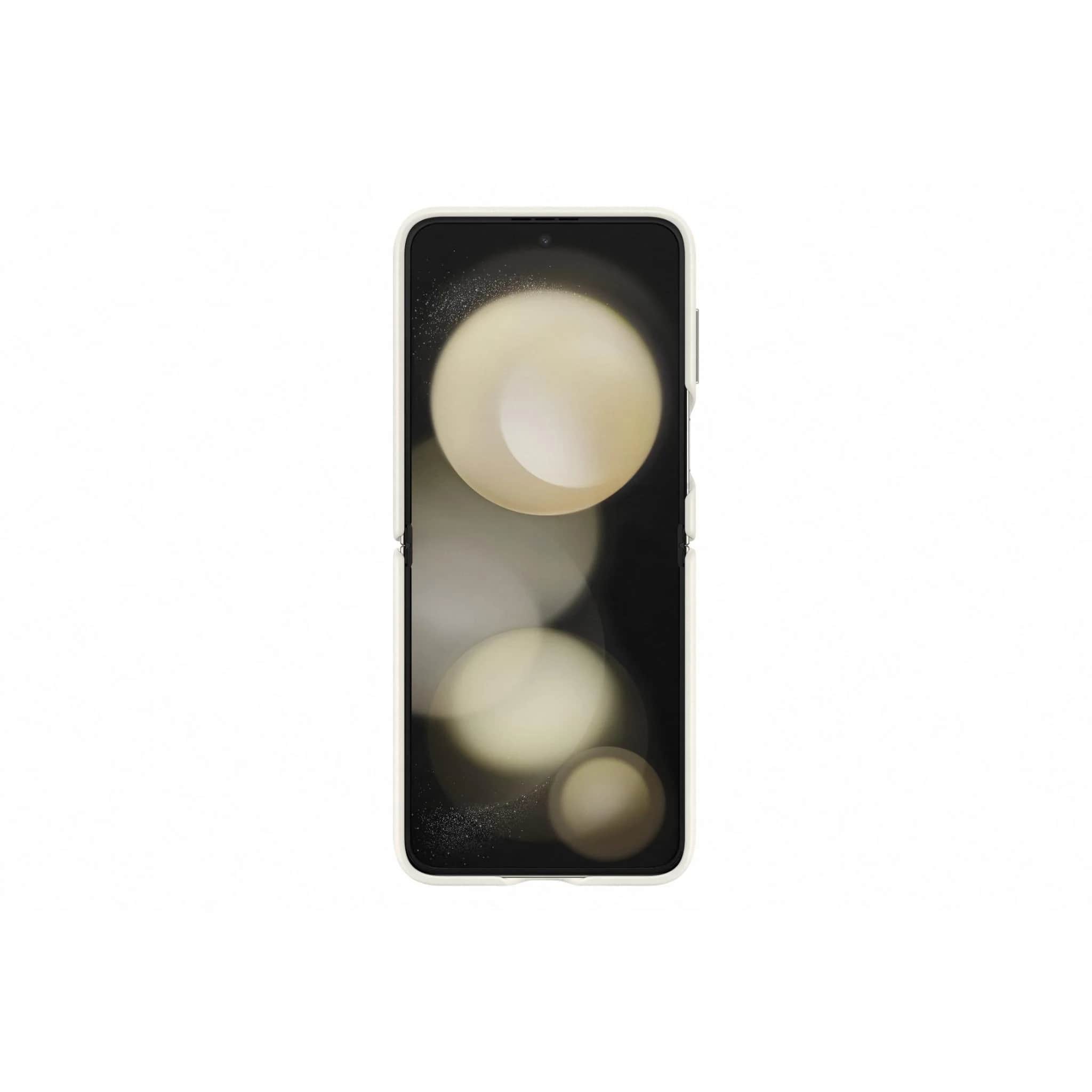 Samsung Flap ECO-Leather Case for Galaxy Z Flip5 Case - Cream