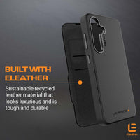 Thumbnail for EFM Monaco Wallet Case Armour with D3O 5G Signal Plus Technology for Samsung Galaxy S24+ - Black