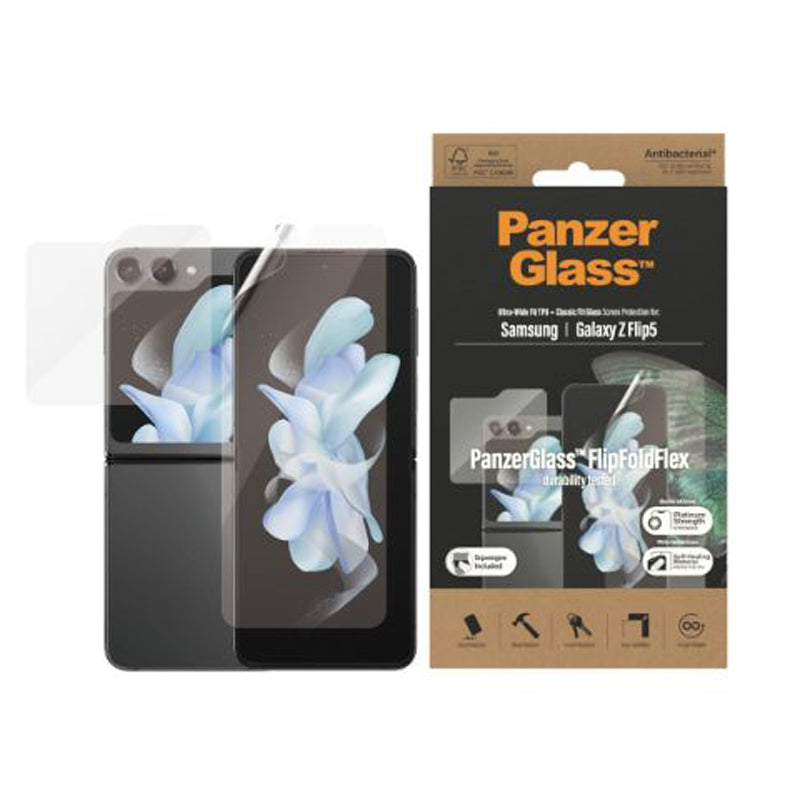 PanzerGlass Front Glass + TPU Screen Protector for Samsung Z Flip 5
