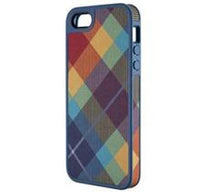 Thumbnail for Speck FabShell for iPhone SE/5/5S Case - MegaPlaid Spectrum New