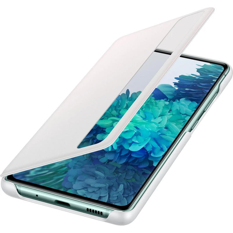 Samsung Clear View Cover Case for Galaxy S20FE - White