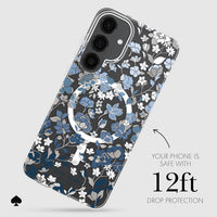 Thumbnail for Kate spade Case with Magnets  for Samsung Galaxy S25 Plus - Flowerbed Blue Gems