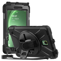 Thumbnail for Strike Rugged Case With Hand Strap & Lanyard for Samsung Tab Active5- Black