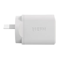 Thumbnail for EFM ECO 36W Dual Port Wall Charger with Power Delivery and PPS - White