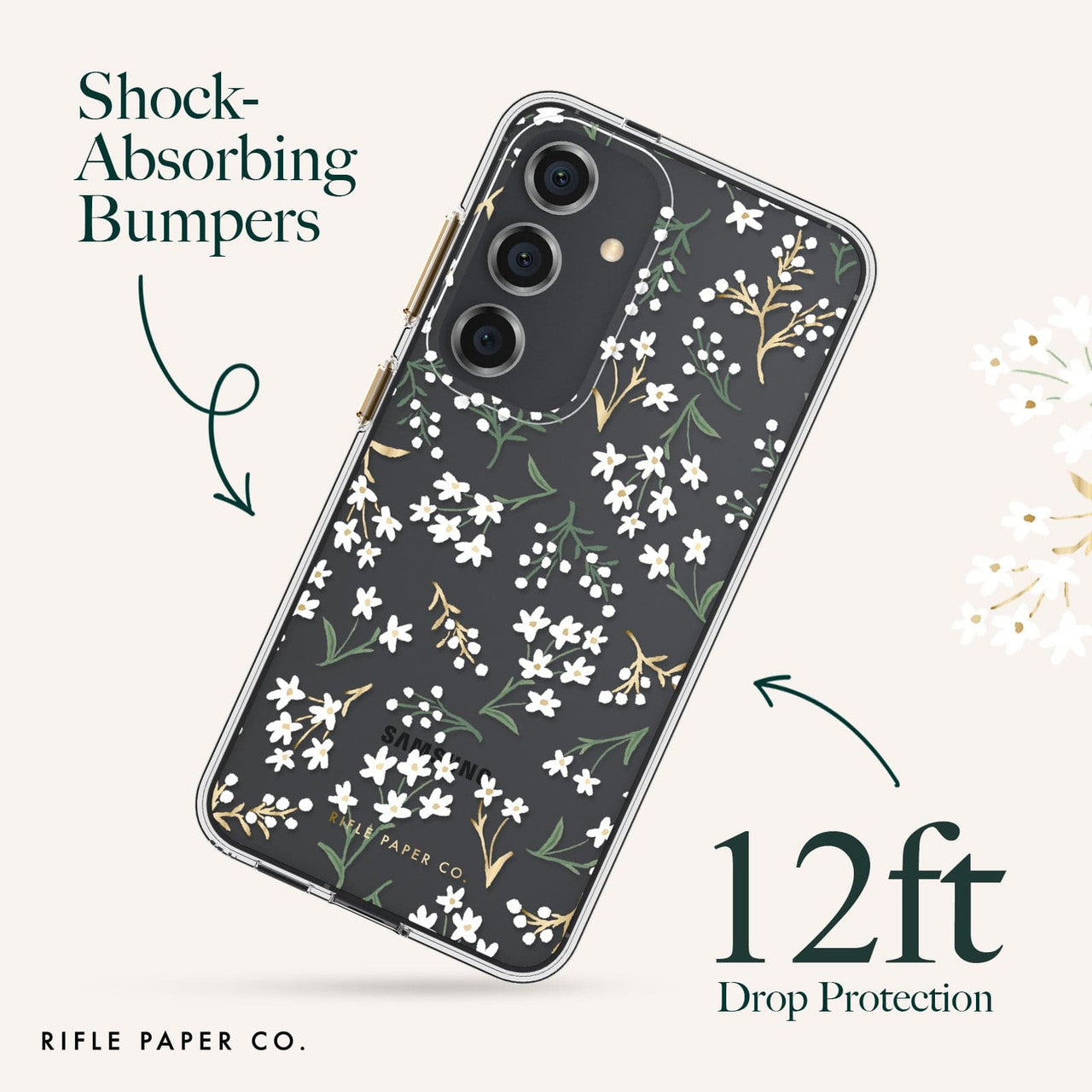 Case-Mate Rifle Paper Co Case Samsung Galaxy S24 Petite Fleurs