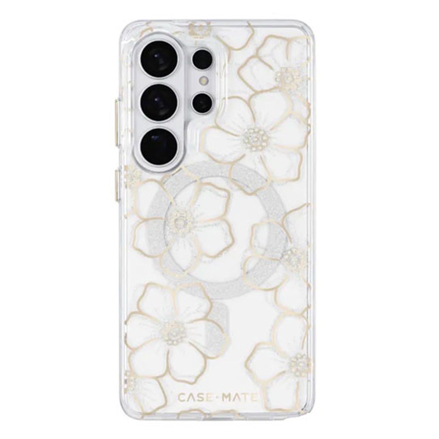 Case Mate Floral Gems Case with Magnet for Samsung Galaxy S26 Ultra - Gold