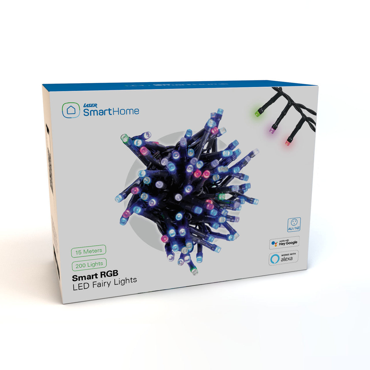 Laser Smart RGB Fairy Lights 15m - Vibrant, App Control