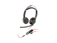 Thumbnail for Poly Blackwire 5220 Corded Headset USB-A Stereo (Retail)
