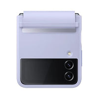 Thumbnail for Samsung Galaxy Z Flip4 Flap Leather Cover - Serene Purple