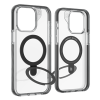 Thumbnail for Santa Cruz Snap Case Ring Stand | iPhone 15 - Clear/Black