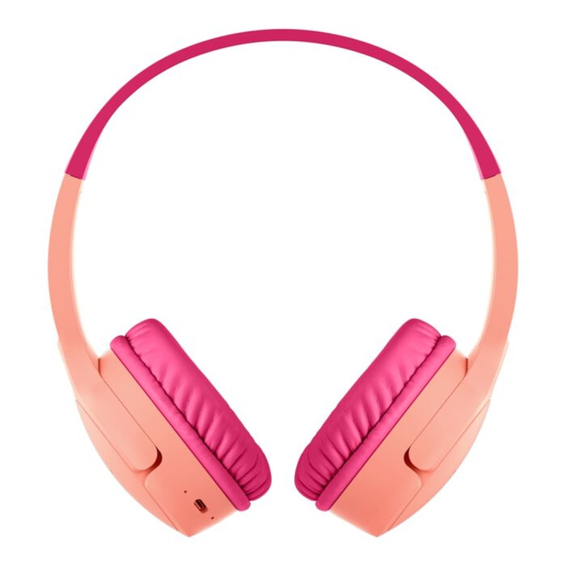 Belkin SoundForm Mini Wireless On-Ear Headphones for Kids - Pink