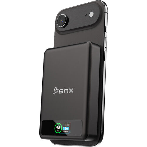 BMX SolidSafe 10,000mAh Solid-State Magnetic Power Bank - Black