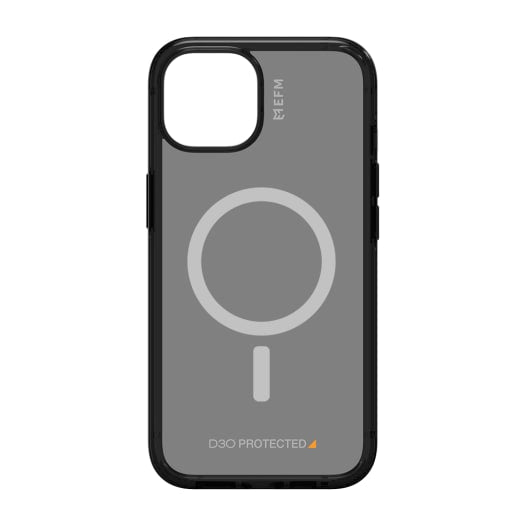 EFM Alta Case Magsafe Armour with D3O Crystalex For iPhone 13 (6.1")/iPhone 14 (6.1") - Smoke / Blac