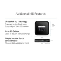 Thumbnail for Refurbished Netgear NIGHTHAWK M6 5G WiFi 6 Mobile Router With 5G Sub-6 bands