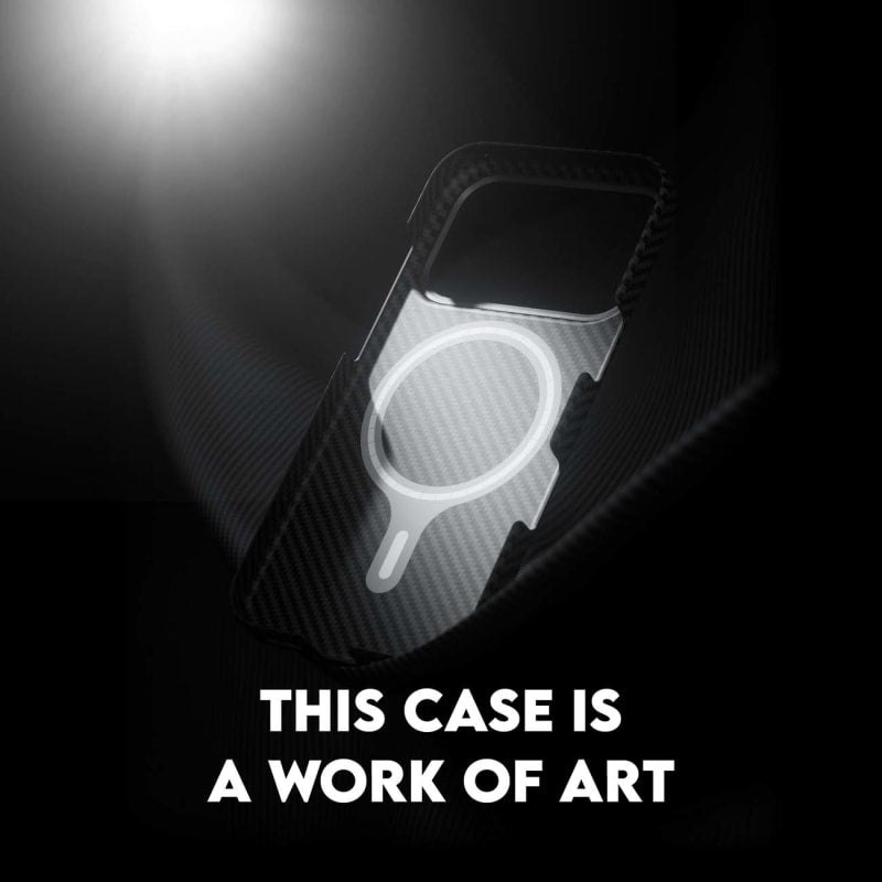 CARE by PanzerGlass Discovery ARAMID Fibre MagSafe Case for iPhone 18 Pro Max, 17 Pro Max - Black