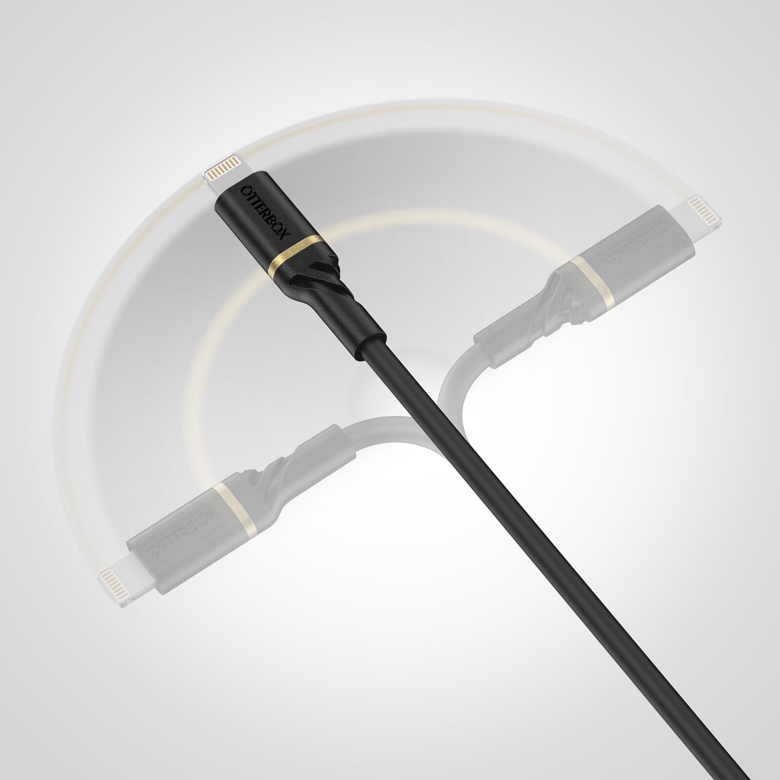 OtterBox USB-C to Lightning Fast Charge Cable 2M - White