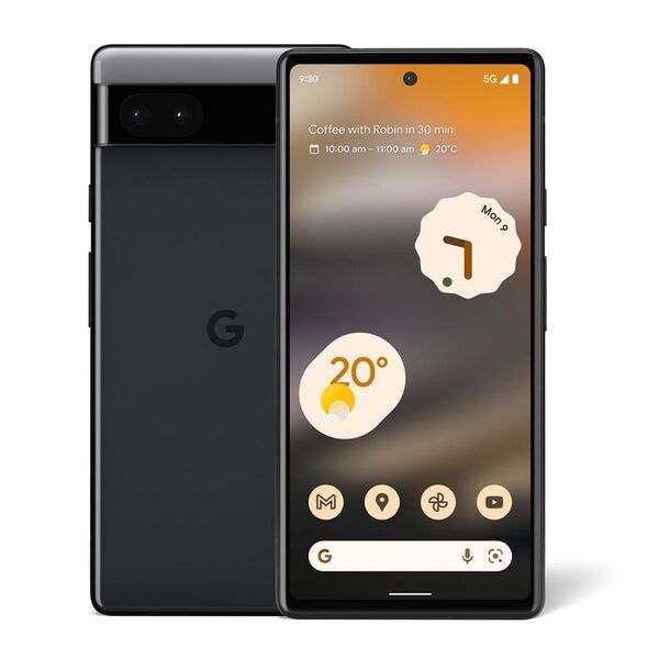 Google Pixel 6a 5G Unlocked Smartphone 128GB - Charcoal