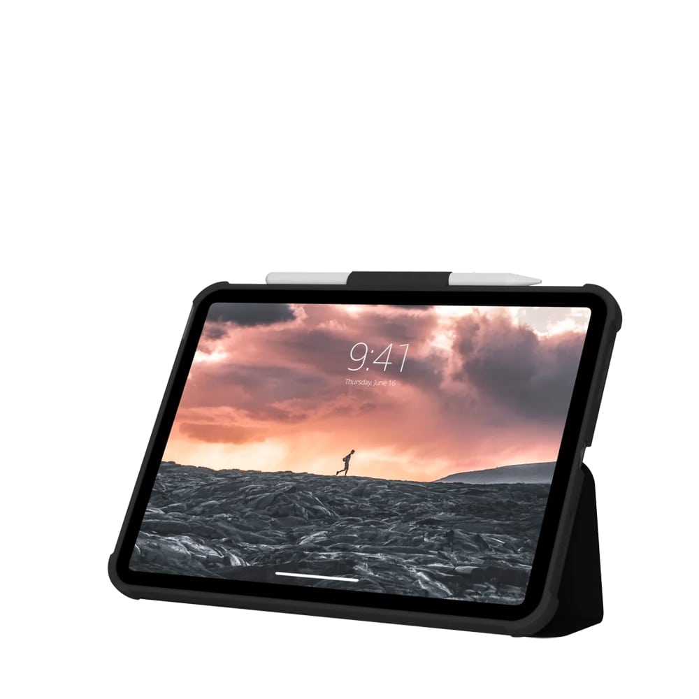 UAG Plyo Folio Rugged Case for A16 11" 11th Gen / iPad 10.9" 10th Gen - Black/ Clear