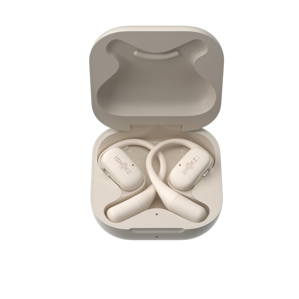 SHOKZ OpenFit Open-Ear True Wireless Earbuds - Beige