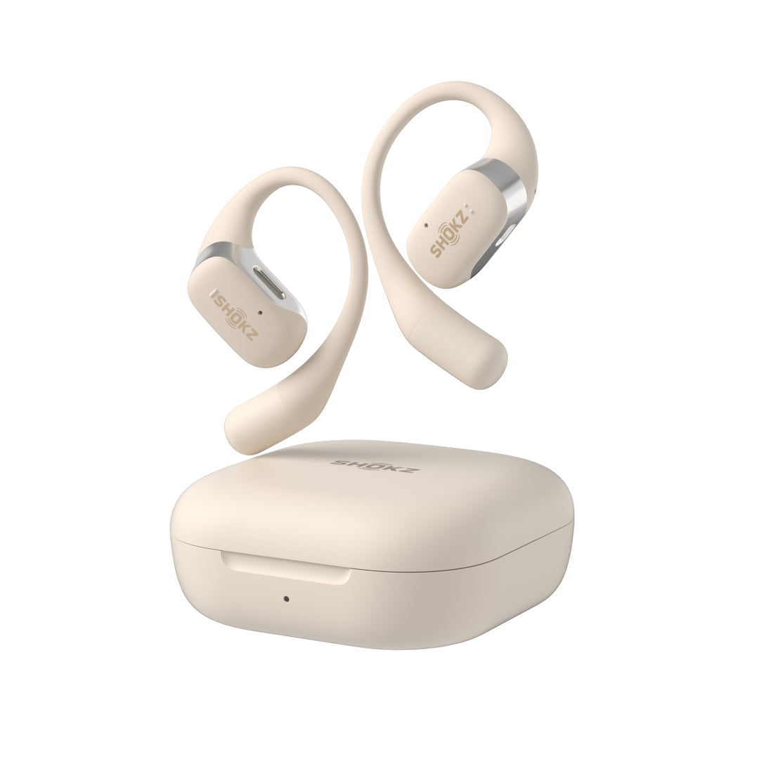 SHOKZ OpenFit Open-Ear True Wireless Earbuds - Beige