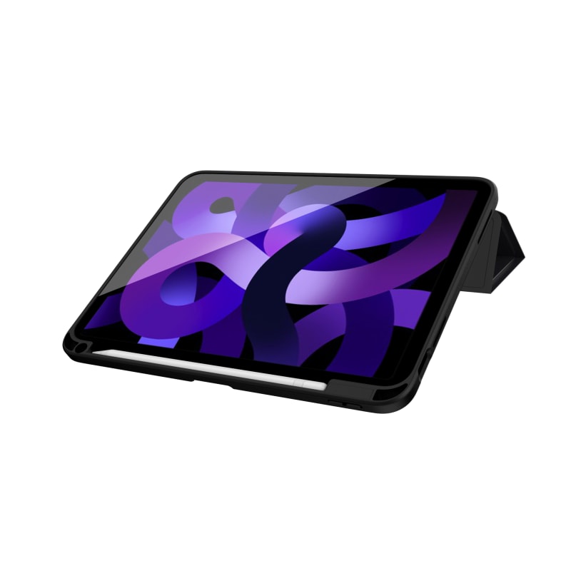 EFM Aspen Folio Case Armour with D3O & E Leather for iPad 10.9 (2022) - Black