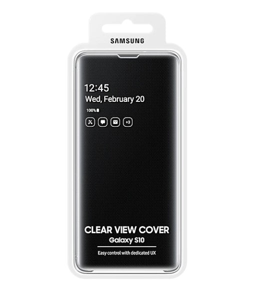Samsung Galaxy Note 10 Clear View Cover Case - Black