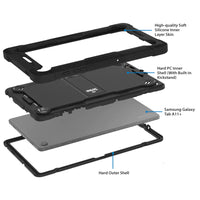 Thumbnail for Samsung (Strike) Rugged Case for Galaxy Tab A11+ - Black
