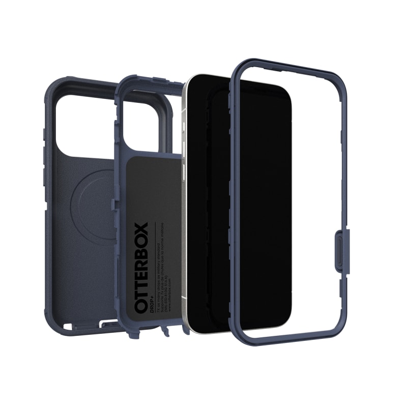 OtterBox Defender Pro Case with Camera Control for iPhone 17 Pro Max- Riverside Blue