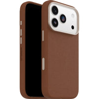 Thumbnail for OtterBox Symmetry MagSafe Cactus Leather Case with Cam Control for Apple iPhone 17 Pro - Desert Saddle Brown