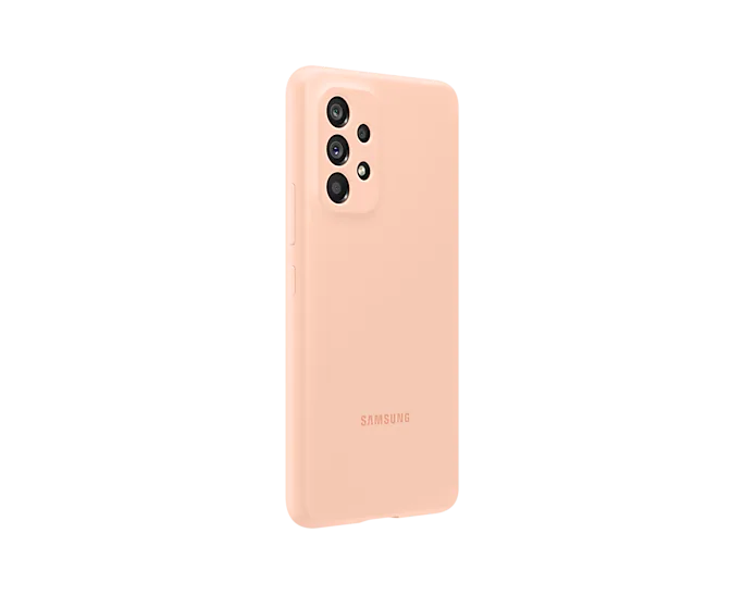 Samsung Silicone Cover for Galaxy A53 5G - Peach