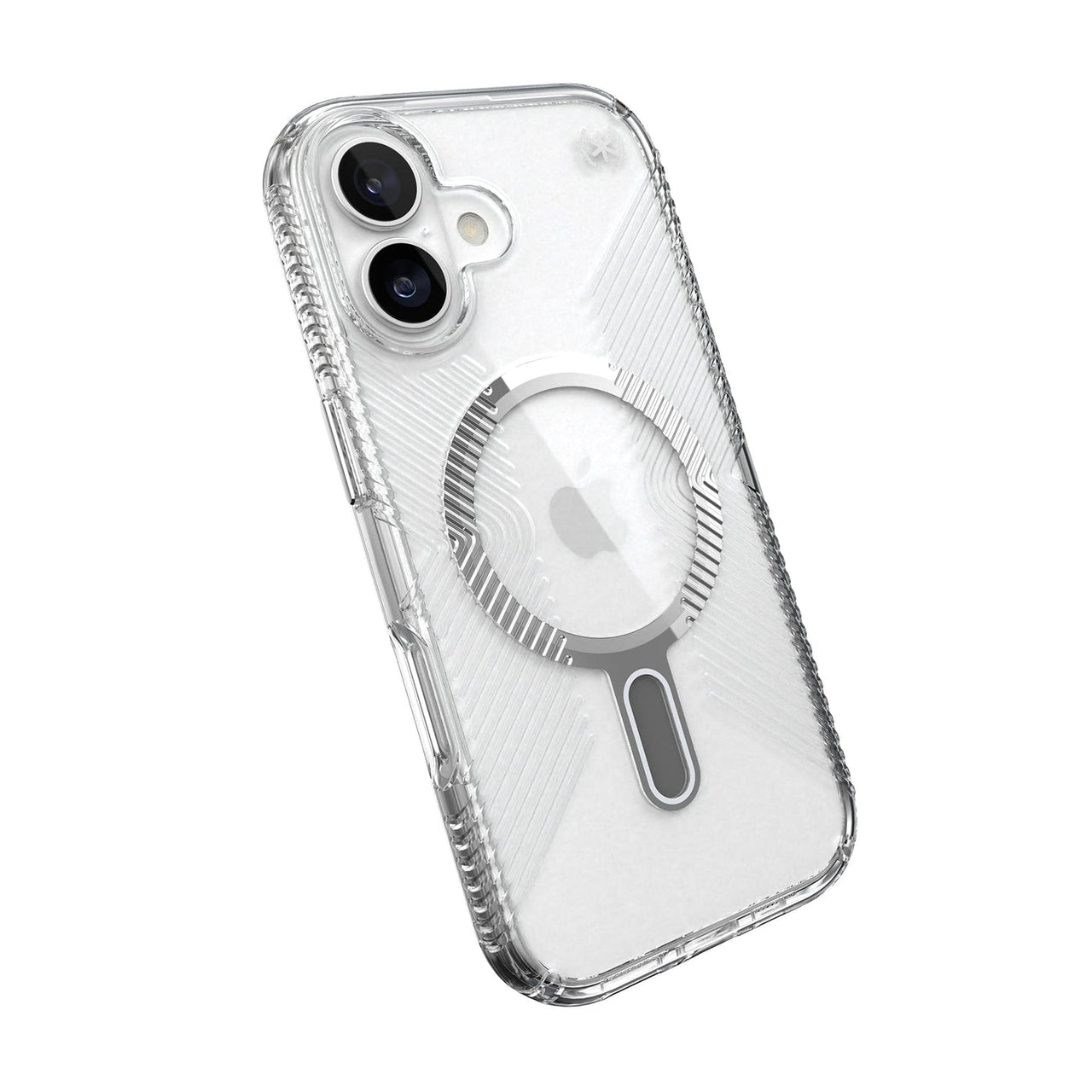 Speck Presidio Clear Grip for iPhone 17 - Clear/Silver