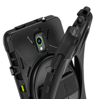 Thumbnail for Strike Rugged Case With Hand Strap & Lanyard for Samsung Tab Active5- Black