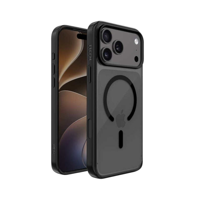 EFM Toronto Case with D3O Zero for iPhone 18 Pro Max - Black Clear