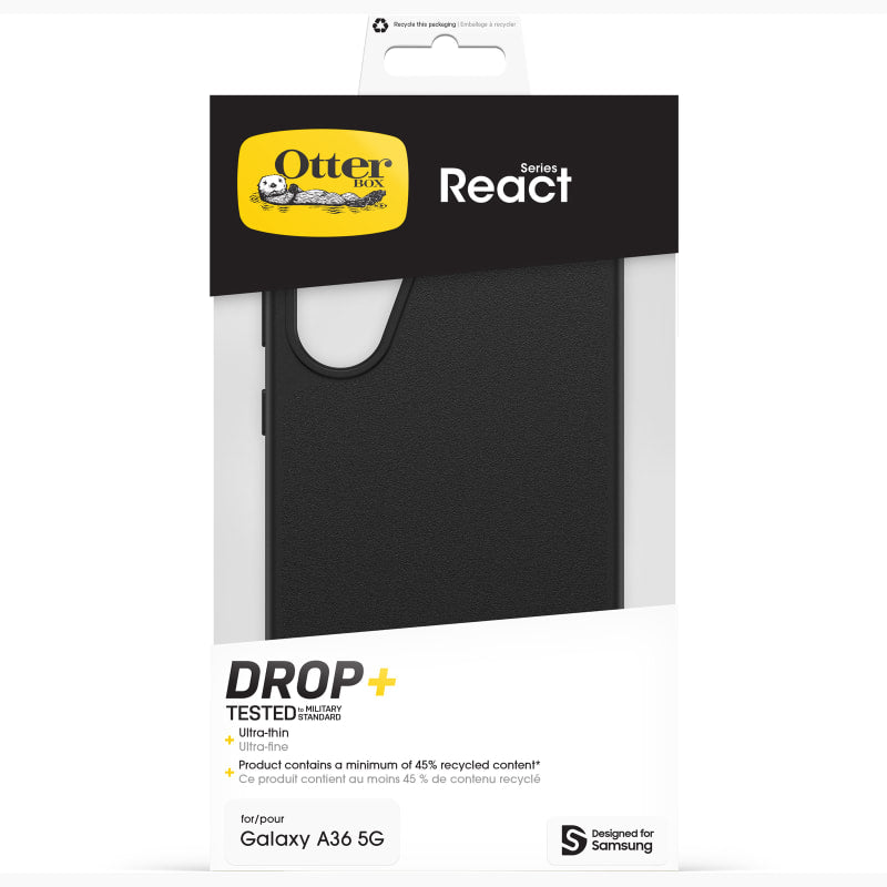 Otterbox React Case for Samsung A36 5G - Black