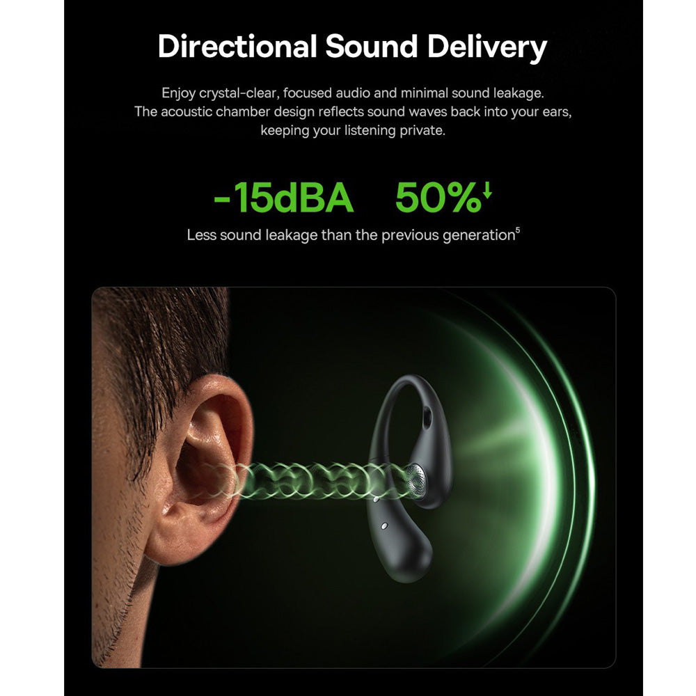 Baseus Eli Sport 2 Open Ear TWS Earbuds - Black