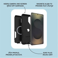 Thumbnail for OtterBox Commuter Case with Magnets Suits for Samsung Galaxy S26 Ultra - Cottonwood Glen Cream