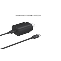 Thumbnail for Samsung USB-C 25W AC Charger - Black (Includes USB-C Cable)