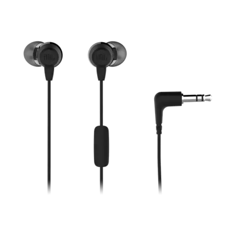 JBL C50HI Ultra Lightweight In-Ear Headphones - Black