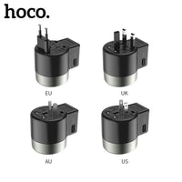 Thumbnail for Hoco AC4 USB Charger Universal World Travel Adapter US/UK/EU/AU Plug Converter