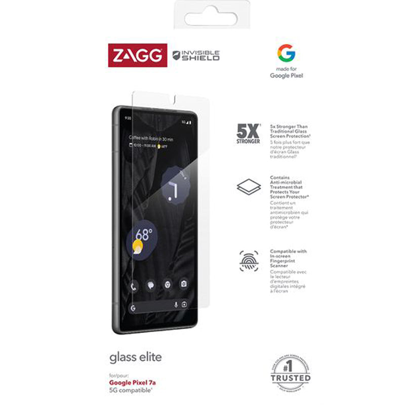 ZAGG Invisibleshield Glass For Elite Google Pixel 7A - Clear