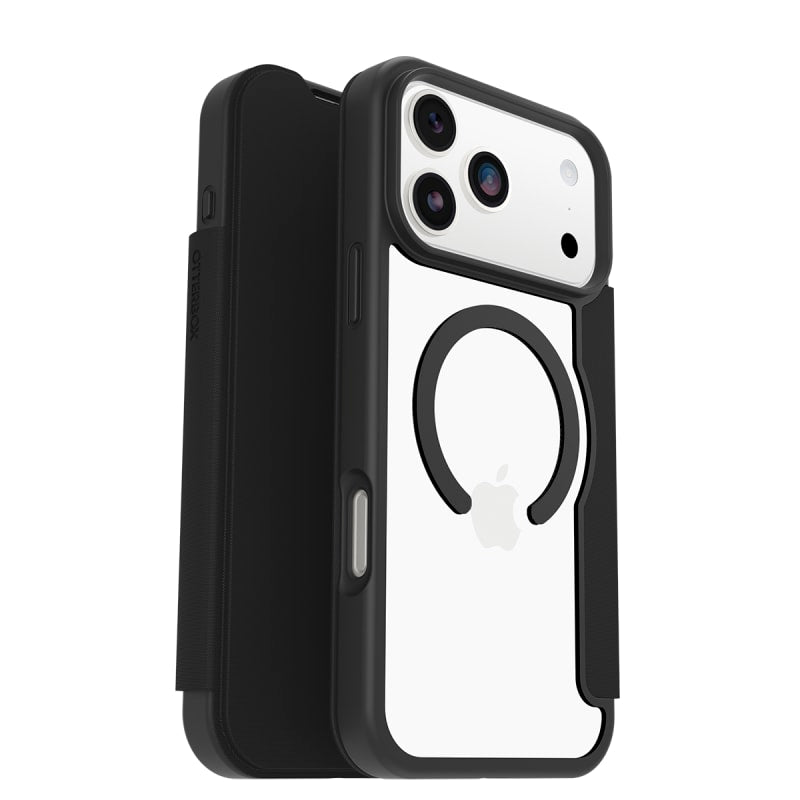 OtterBox React Folio MagSafe Case for iPhone 17 Pro Max- Black Crystal