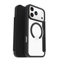 Thumbnail for OtterBox React Folio MagSafe Case for iPhone 17 Pro Max- Black Crystal