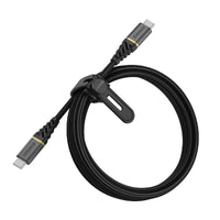 Thumbnail for OtterBox Premium Cable USB-C to USB-C Fast Charge, 2m - Black
