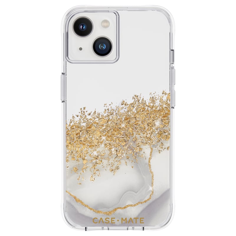 Case-Mate Karat Marble Case For iPhone 14 (6.1") -White Marble