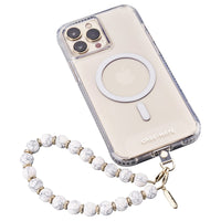 Thumbnail for Case-Mate Beaded Phone Wristlet Universal - White Marble