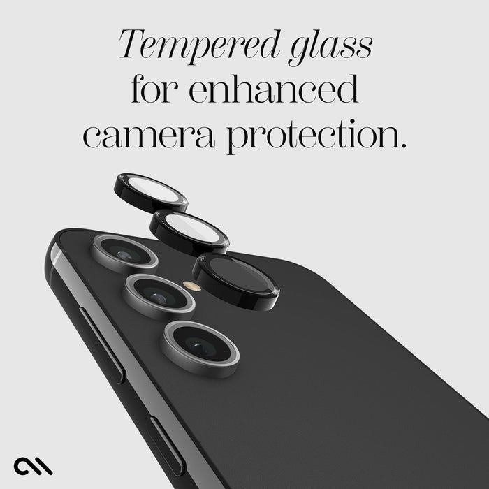 Case-Mate Aluminium Lens Protector for New Samsung FE 5G 2023 - Black