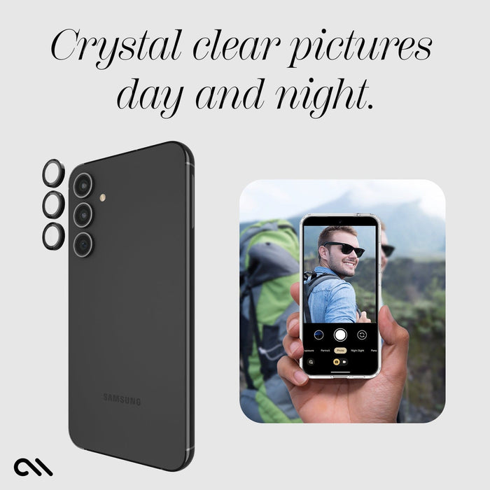 Case-Mate Aluminium Lens Protector for New Samsung FE 5G - Black