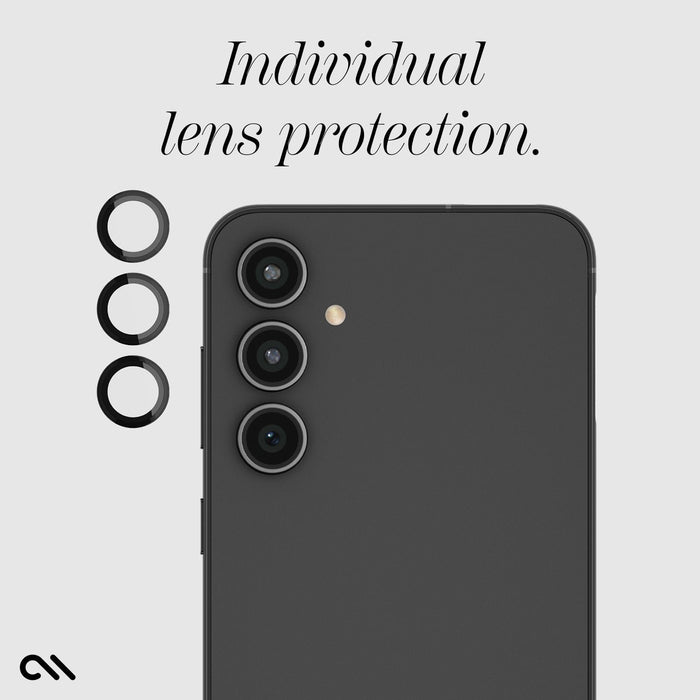 Case-Mate Aluminium Lens Protector for New Samsung FE 5G 2023 - Black