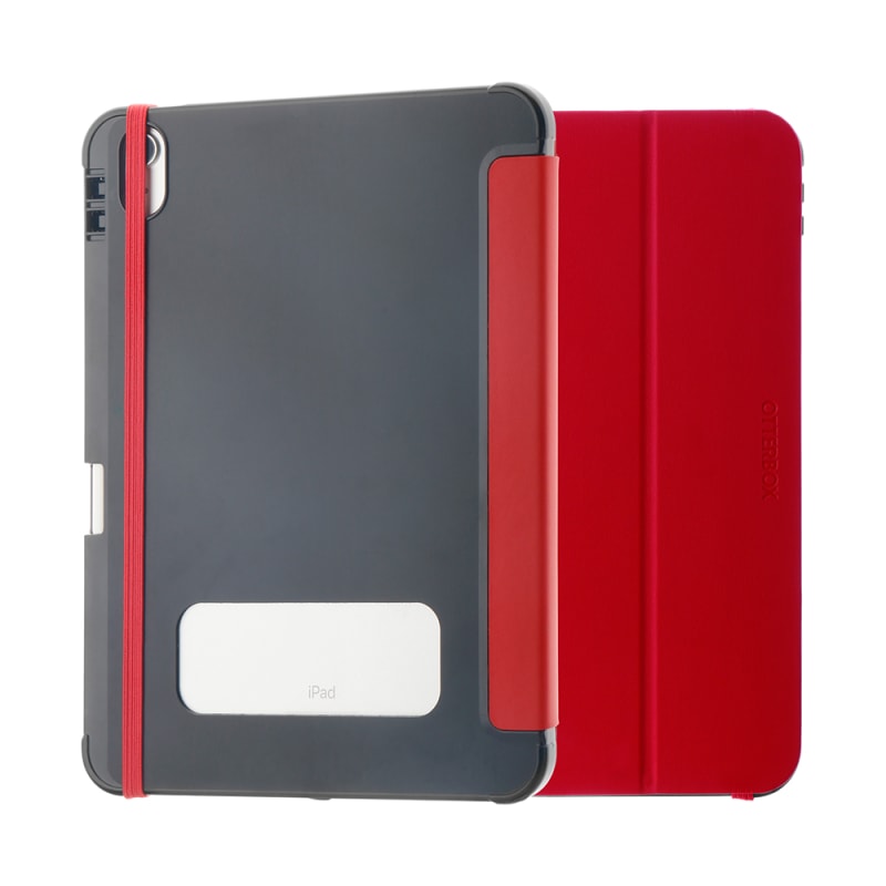 Otterbox React Folio Case for iPad 10.9 inch (10th Gen) - Red/Black